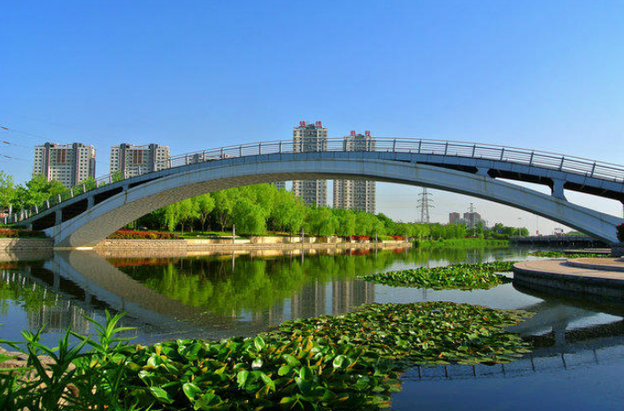 日照印象，秀美沙墩河