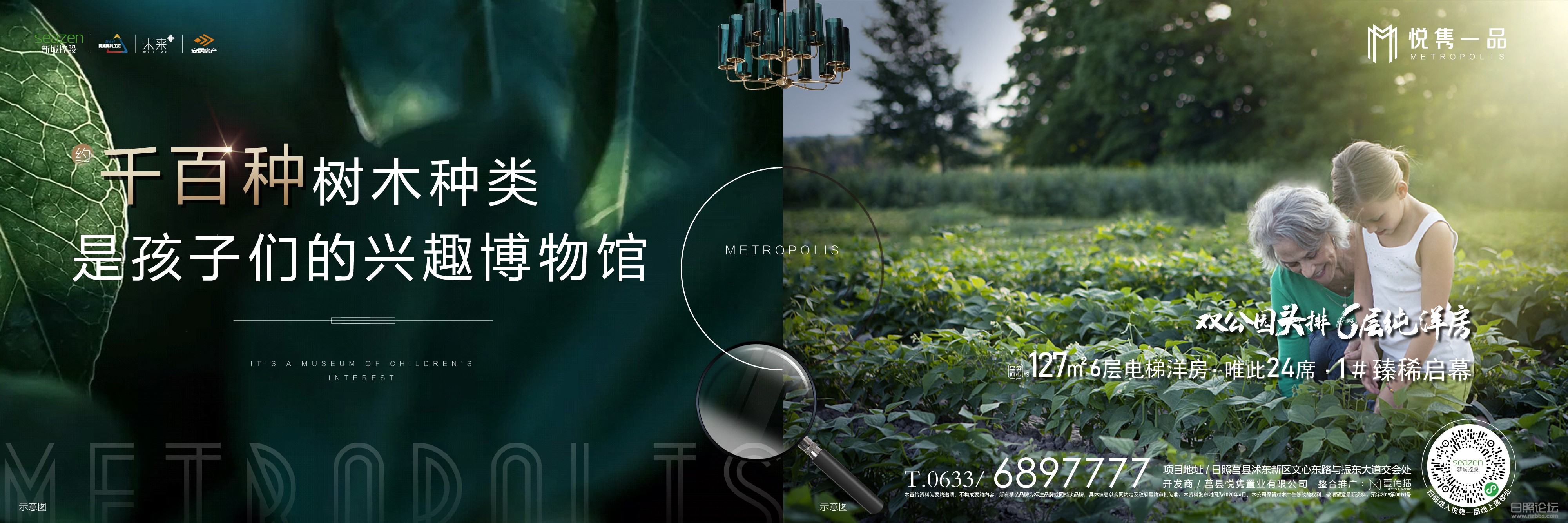 千百种树木种类，是孩子们的兴趣博物馆
